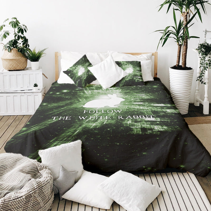 Coperta terapeutica originale - Rivestimento in cotone Segui il Coniglio