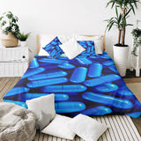 Coperta terapeutica originale - Rivestimento in cotone blu Compresse