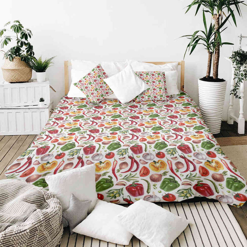 Coperta terapeutica originale - Rivestimento in cotone con verdure