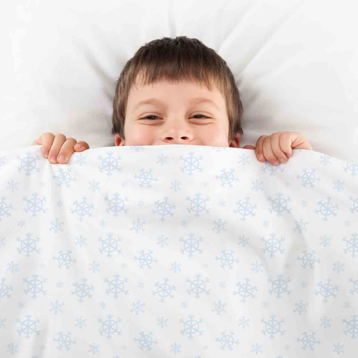 Set di biancheria da letto con coperte terapeutiche Fiocchi di neve