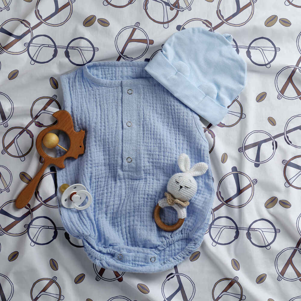 Set di biancheria da letto con coperta terapeutica e occhiali di Harry