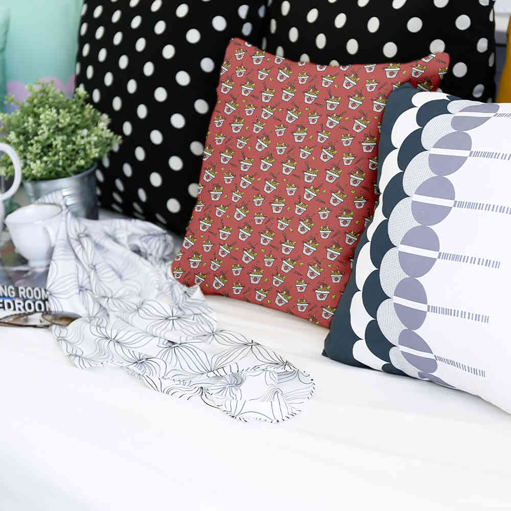 Cuscino sanitario rosso da asporto