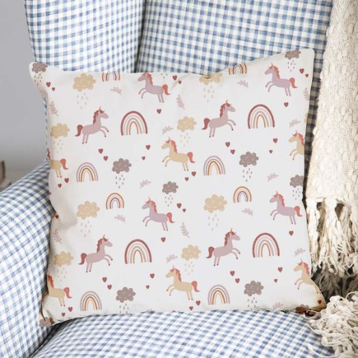 Cuscino salute unicorno