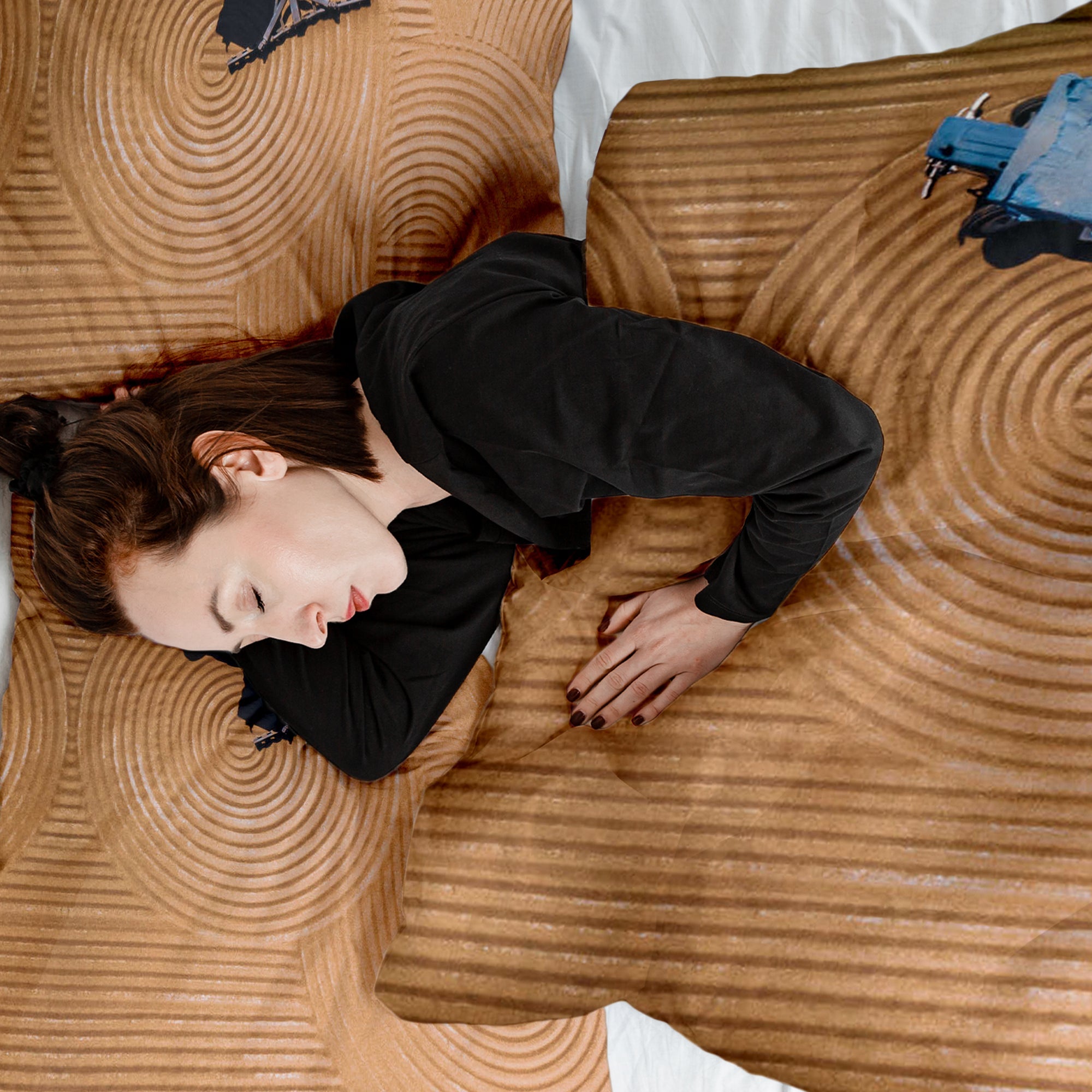 Coperta terapeutica originale - Rivestimento in cotone Cerchi nel campo