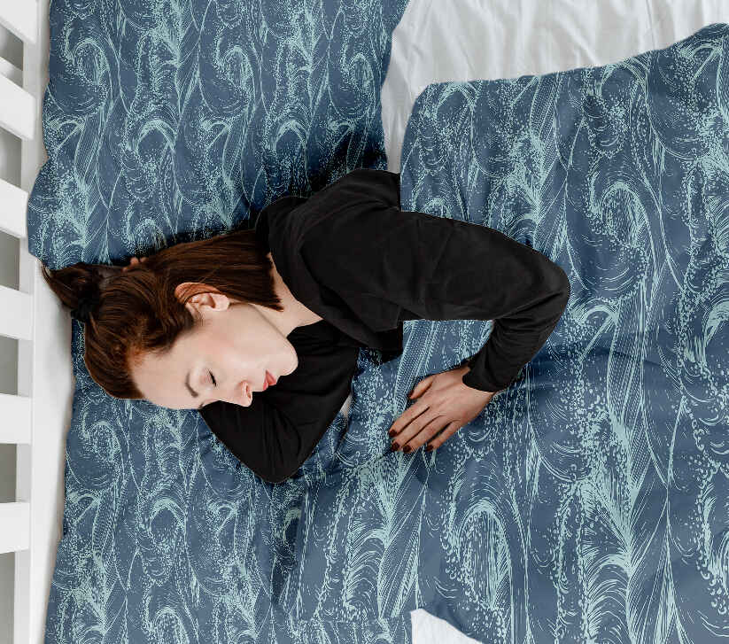 Set di biancheria da letto con coperte terapeutiche Onde nel mare