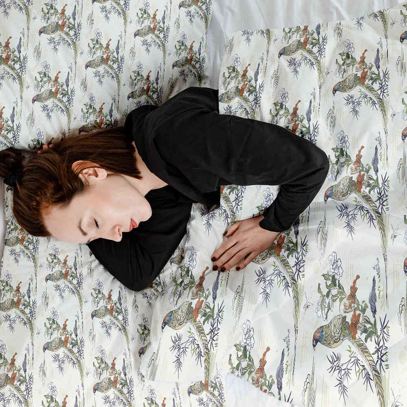 Set di biancheria da letto con coperta terapeutica Paradiesvogel