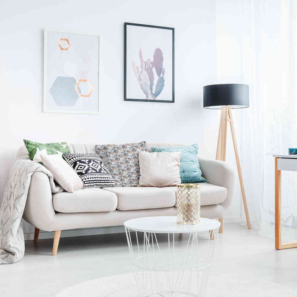 Cuscino sanitario con fiori