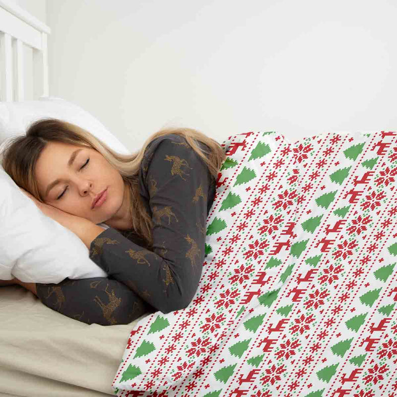 Coperta terapeutica originale - Rivestimento in cotone Natale in Norvegia