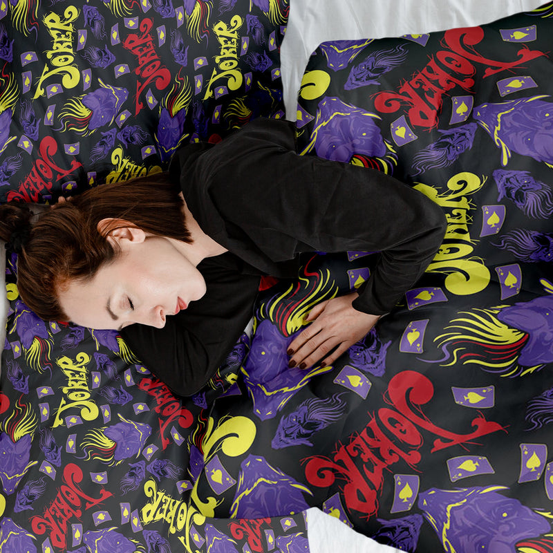 Set di biancheria da letto con coperta terapeutica Joker