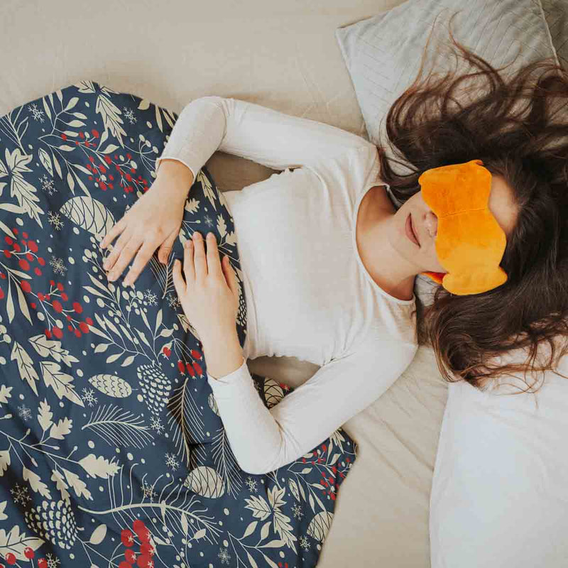 Coperta terapeutica originale - Rivestimento in cotone foglie natalizie