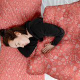 Set di biancheria da letto con coperta terapeutica Amor e freccia d'amore
