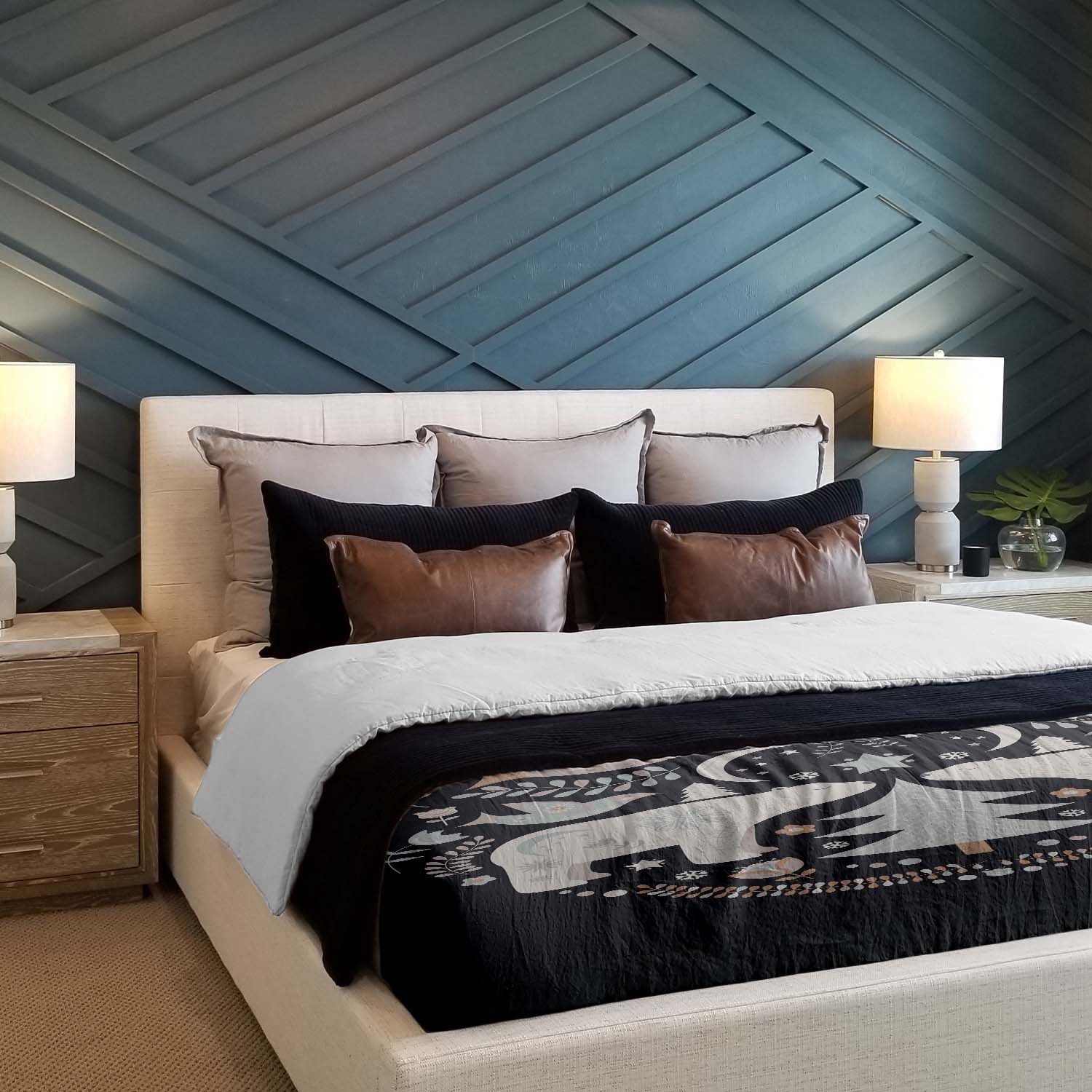 Set di biancheria da letto con coperta terapeutica Natale a Mosca