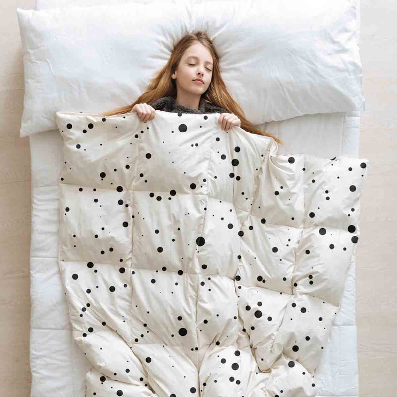 Coperta terapeutica originale - Rivestimento in cotone a pois e Anton