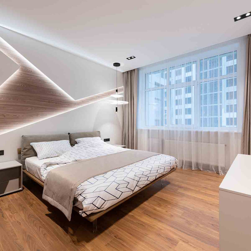 Set di biancheria da letto con coperte terapeutiche e motivo nero