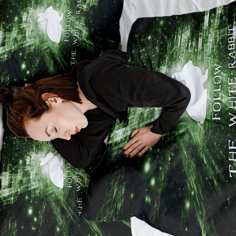 Coperta terapeutica originale - Rivestimento in cotone Segui il Coniglio