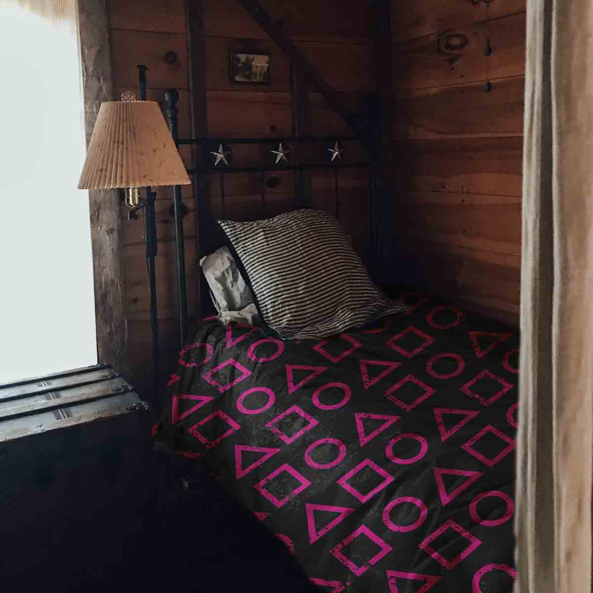 Set di biancheria da letto con coperte terapeutiche forme Dalgona