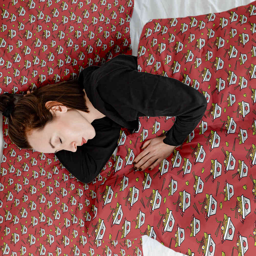 Coperta terapeutica originale - Rivestimento in cotone rosso da asporto
