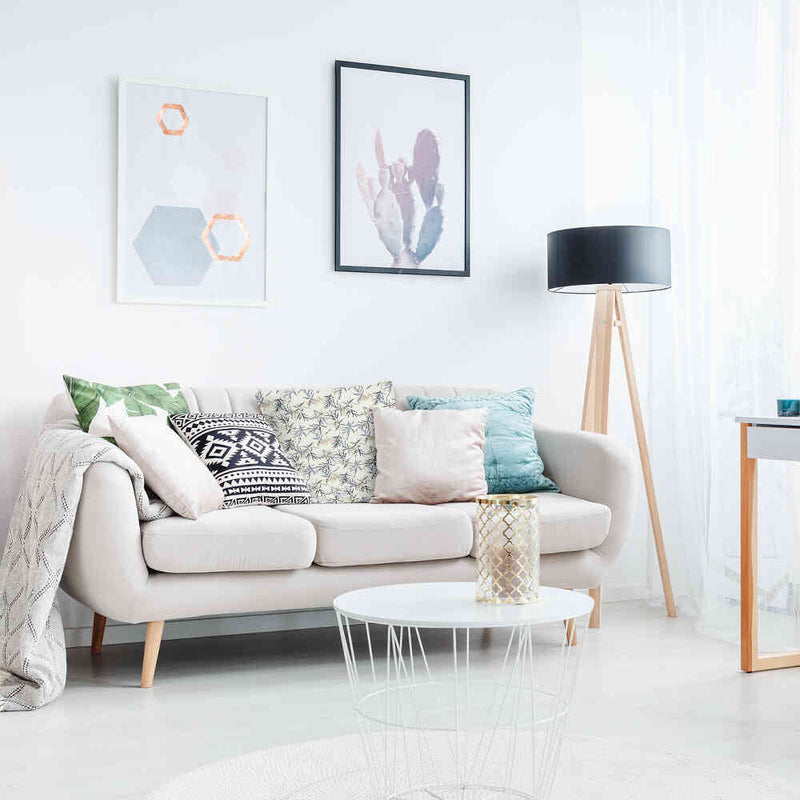 Cuscino sanitario motivo foglia beige