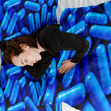 Coperta terapeutica originale - Rivestimento in cotone blu Compresse