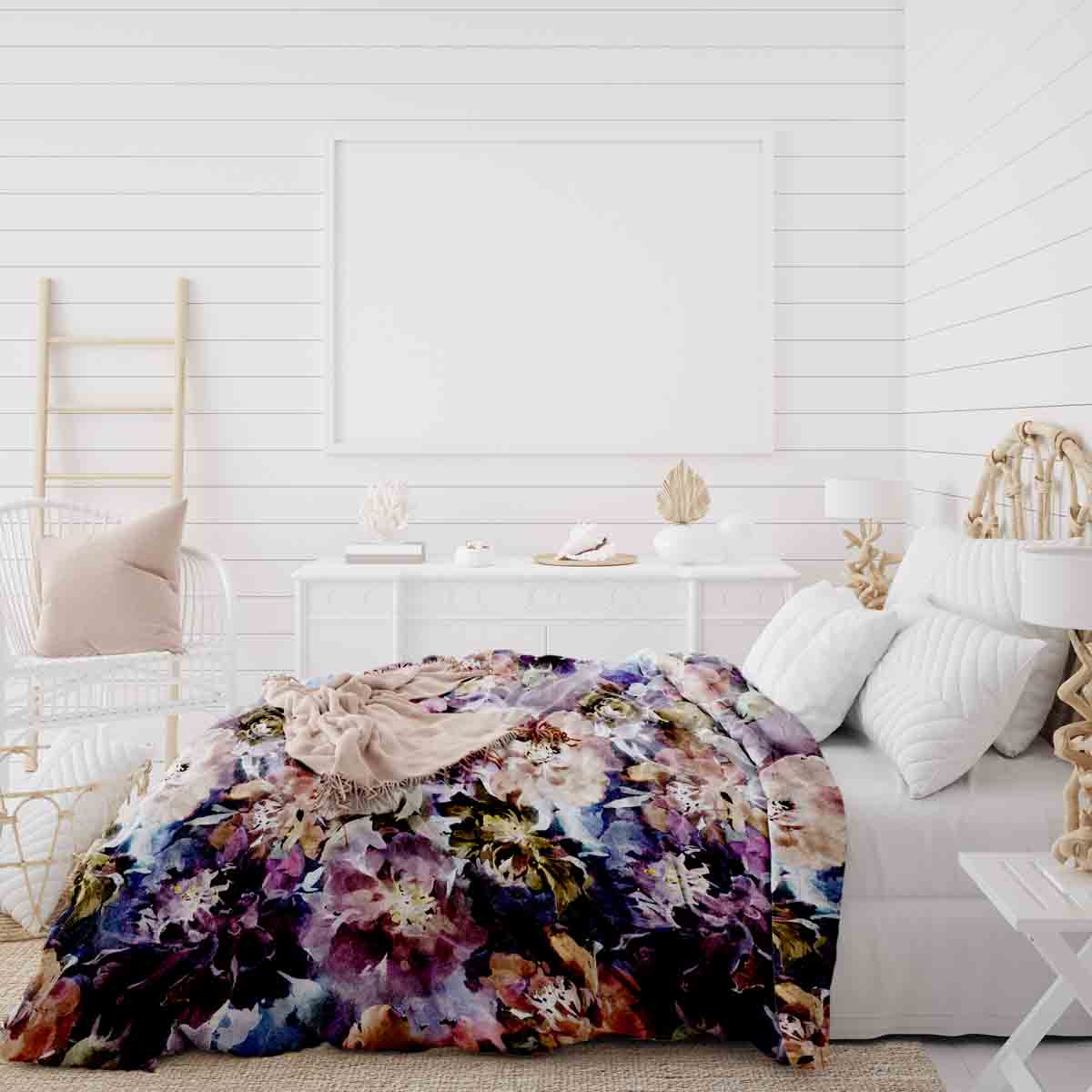 Coperta terapeutica originale - Rivestimento in cotone Mare di fiori
