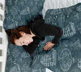 Set di biancheria da letto con coperte terapeutiche e navi
