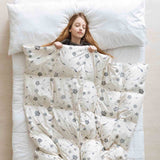 Set di biancheria da letto con coperte terapeutiche foglie volanti