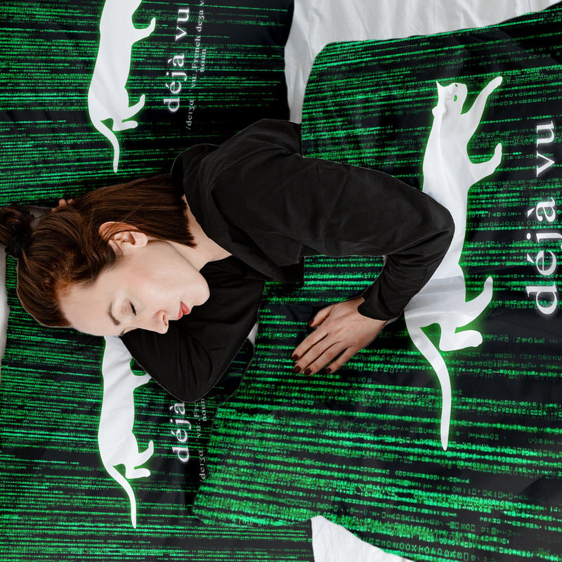 Coperta terapeutica originale - Rivestimento in cotone verde Déjà-Vu