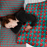 Set di biancheria da letto con coperta terapeutica Computer Love
