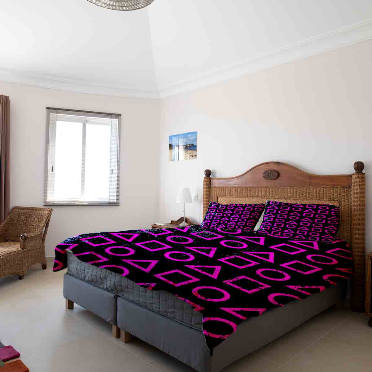 Coperta terapeutica originale - Rivestimento in cotone rosa forme Dalgona