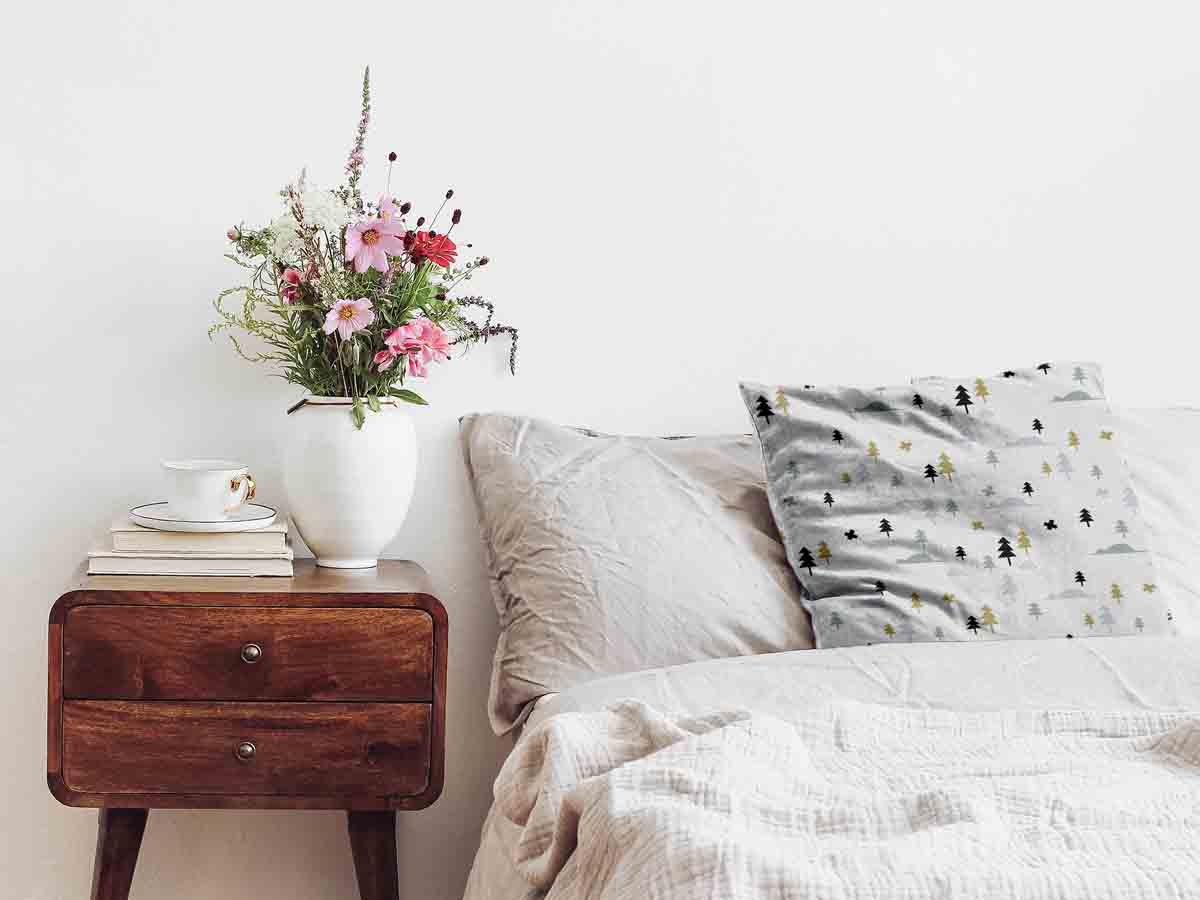 Cuscino salute foresta grigia