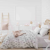 Set di biancheria da letto con coperta terapeutica foresta natalizia