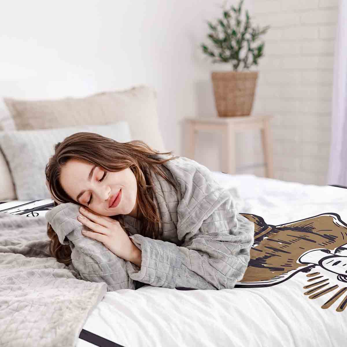 Set di biancheria da letto con coperta terapeutica L'Appeso