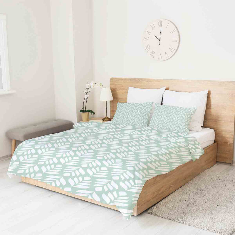 Coperta terapeutica originale - Rivestimento in cotone verde con abeti