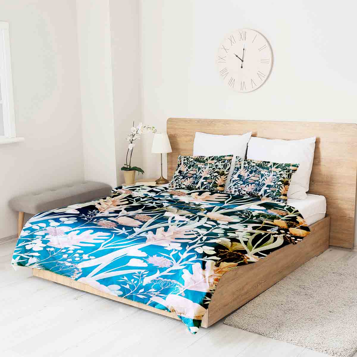 Set di biancheria da letto con coperta terapeutica Prato autunnale