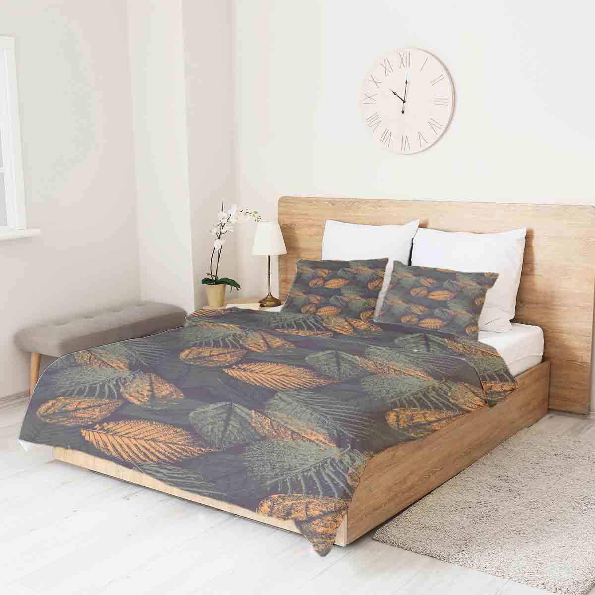 Coperta terapeutica originale - Rivestimento in cotone motivo foglia autunnale