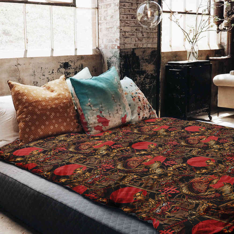 Set di biancheria da letto con coperta terapeutica per arti marziali cinesi