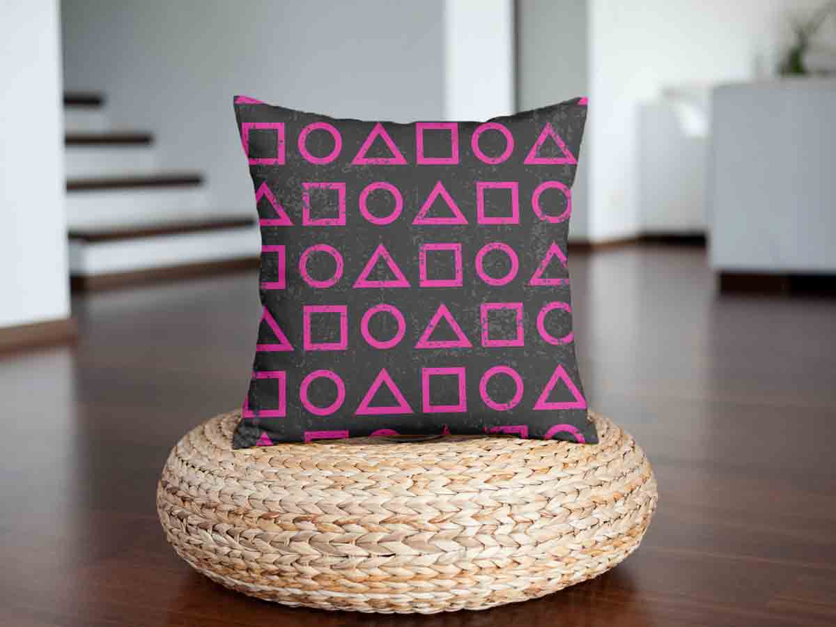 Cuscino salute rosa forme Dalgona