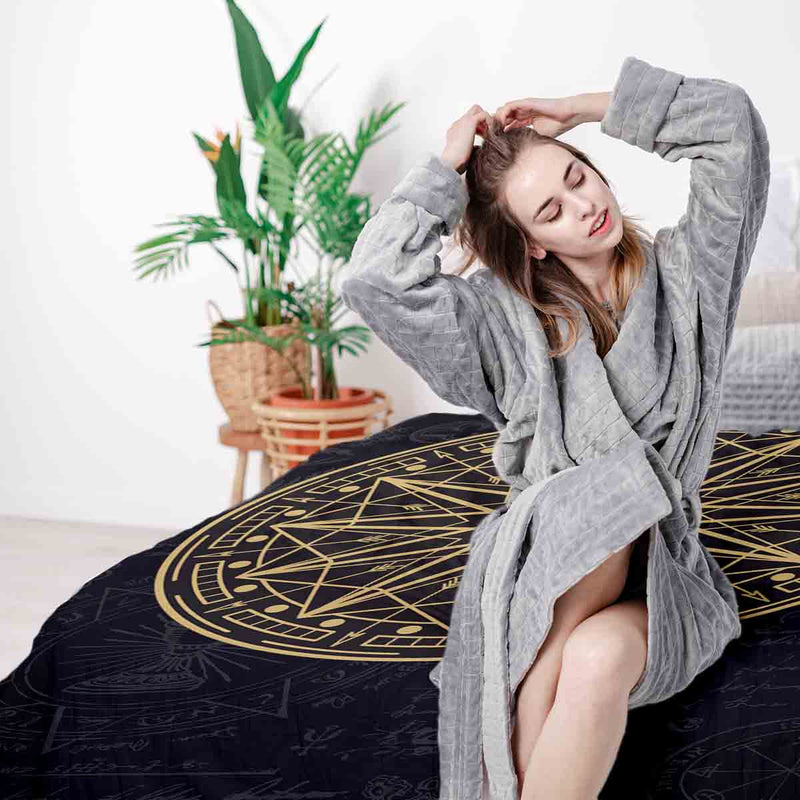 Coperta terapeutica originale - Rivestimento in cotone Mandala mistico