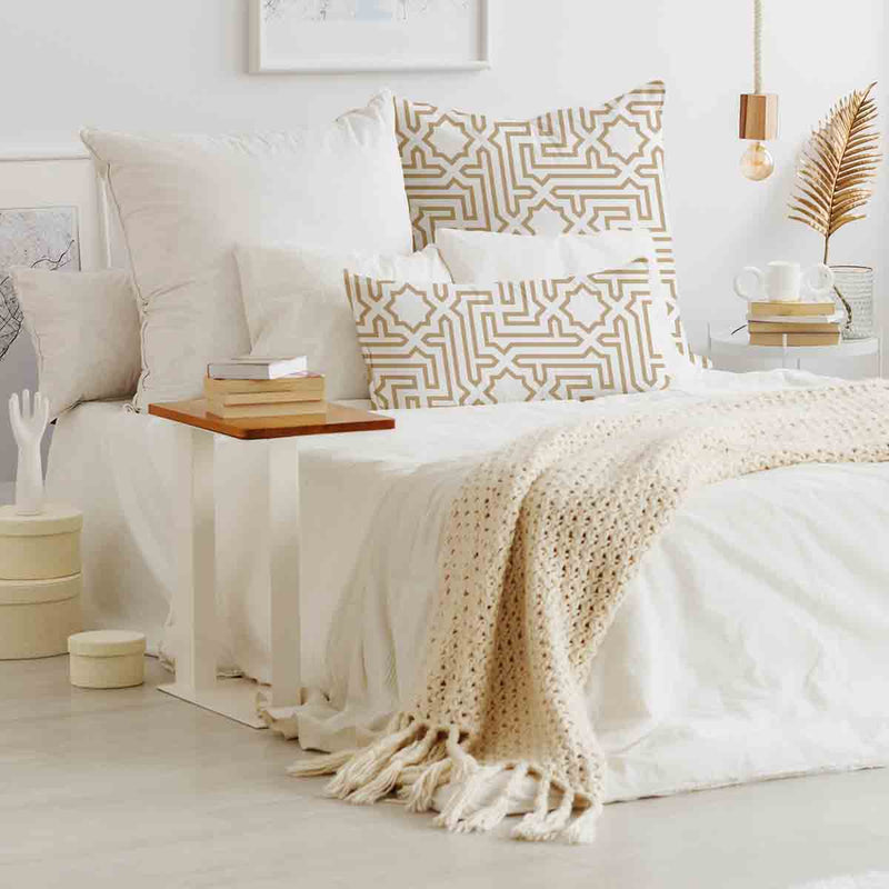 Cuscino sanitario beige con forme