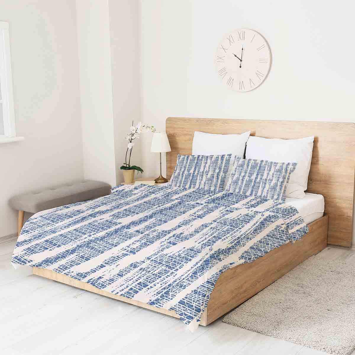 Coperta terapeutica originale - Rivestimento in cotone con motivo blu
