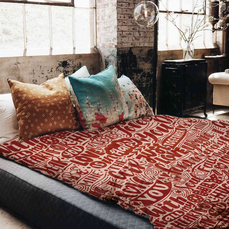Set di biancheria da letto con coperta terapeutica Be Mine