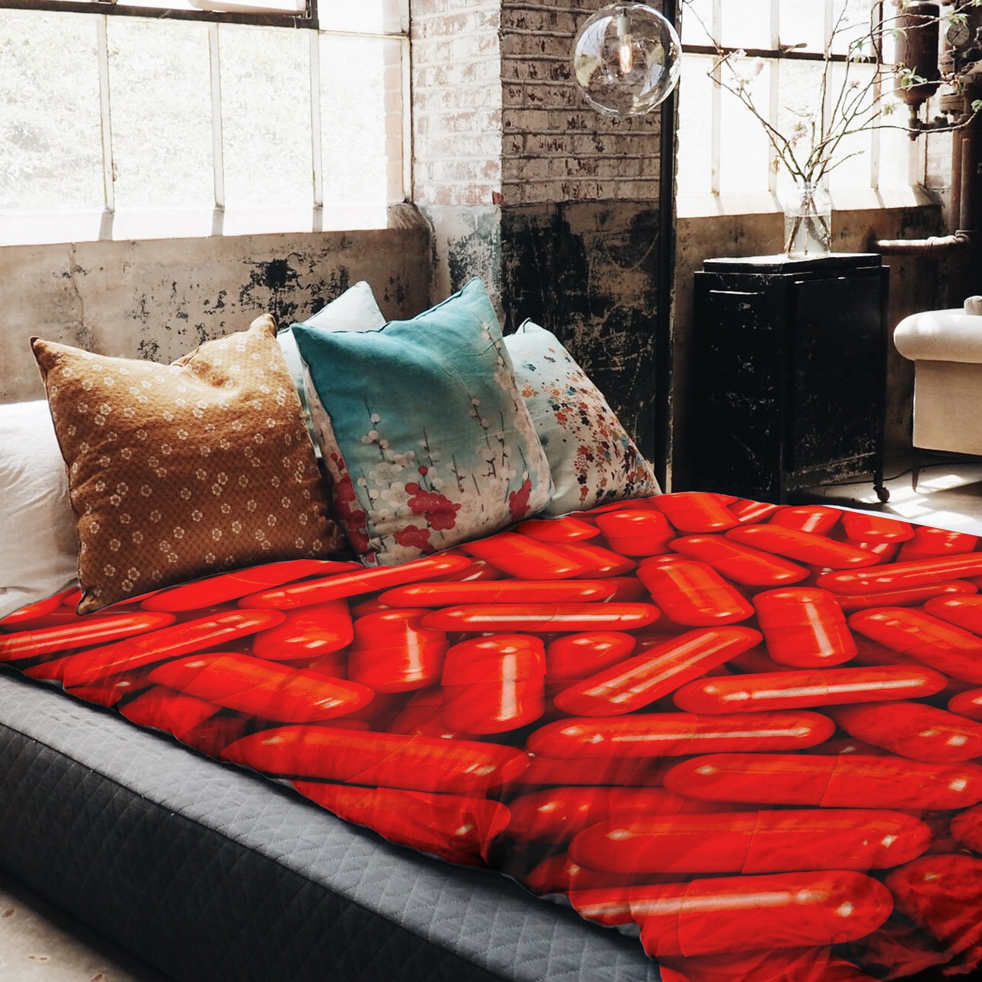 Coperta terapeutica originale - Rivestimento in cotone rosso Tabletten