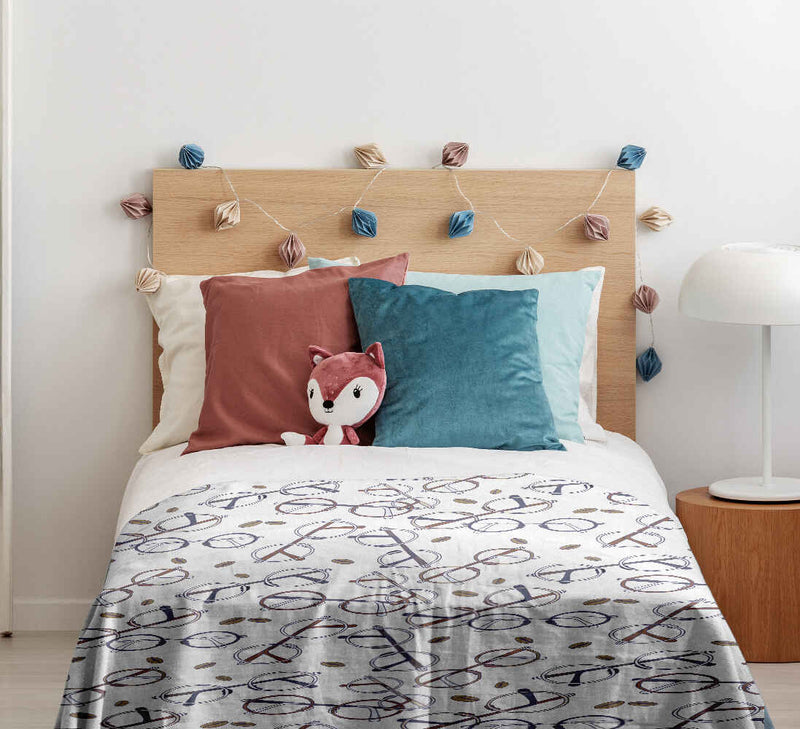 Set di biancheria da letto con coperta terapeutica e occhiali di Harry
