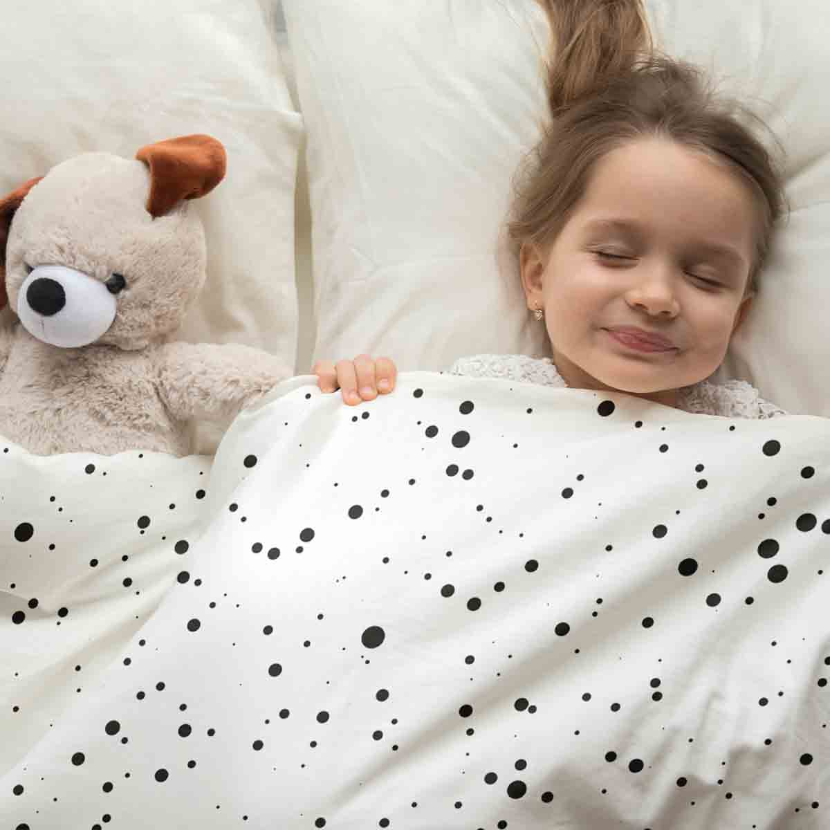 Set di biancheria da letto Terapiedecken Pünktchen e Anton