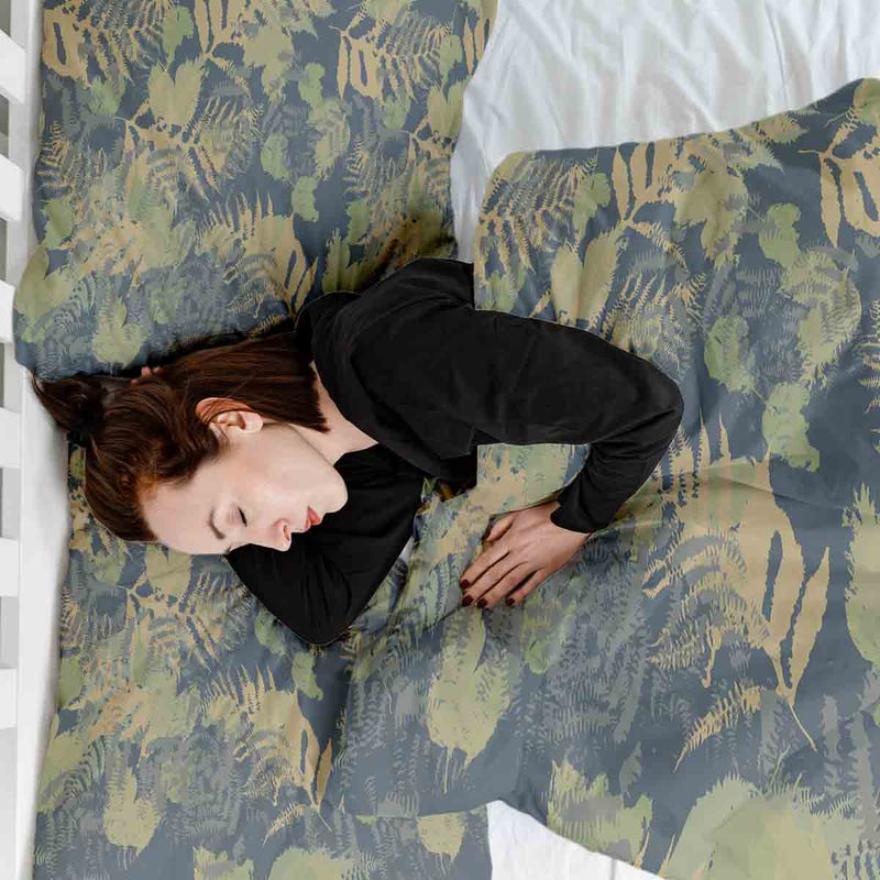 Set di biancheria da letto con coperta terapeutica Foresta