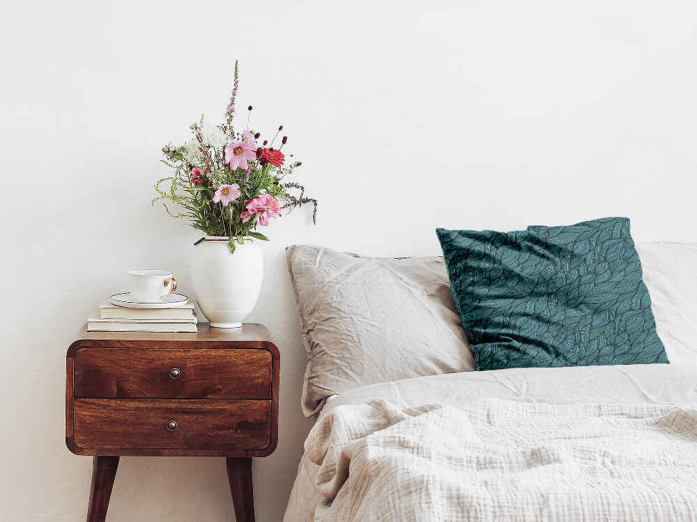 Cuscino sanitario intrecciato verde