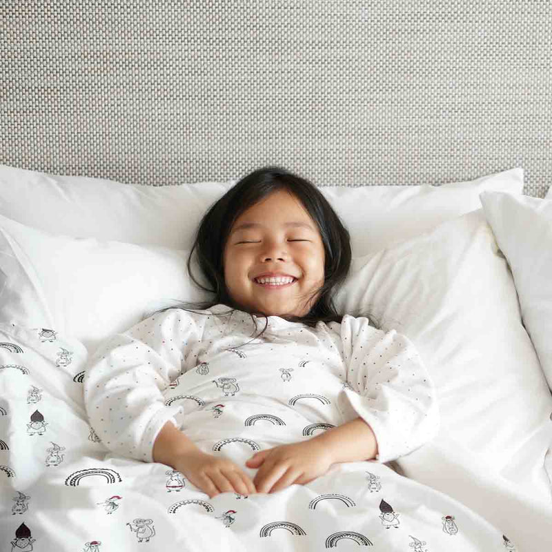 Set di biancheria da letto con coperte terapeutiche e topolini