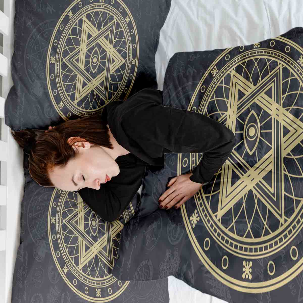 Set di biancheria da letto con coperta terapeutica Stella Bussola