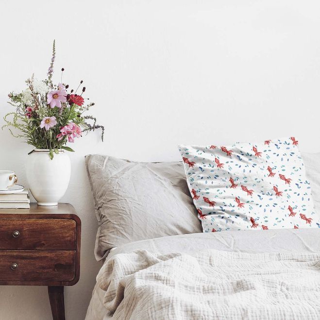 Cuscino salute Pesci rossi