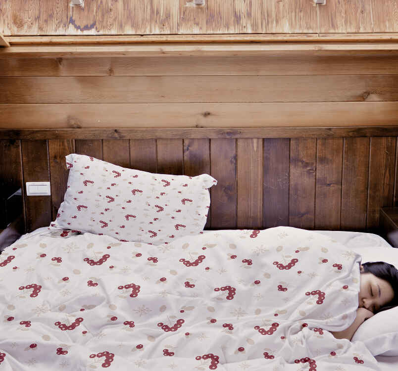 Set di biancheria da letto con coperta terapeutica e cespuglio di bacche